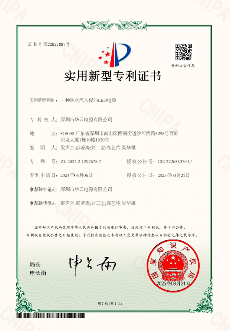 Practical Patent Certificate