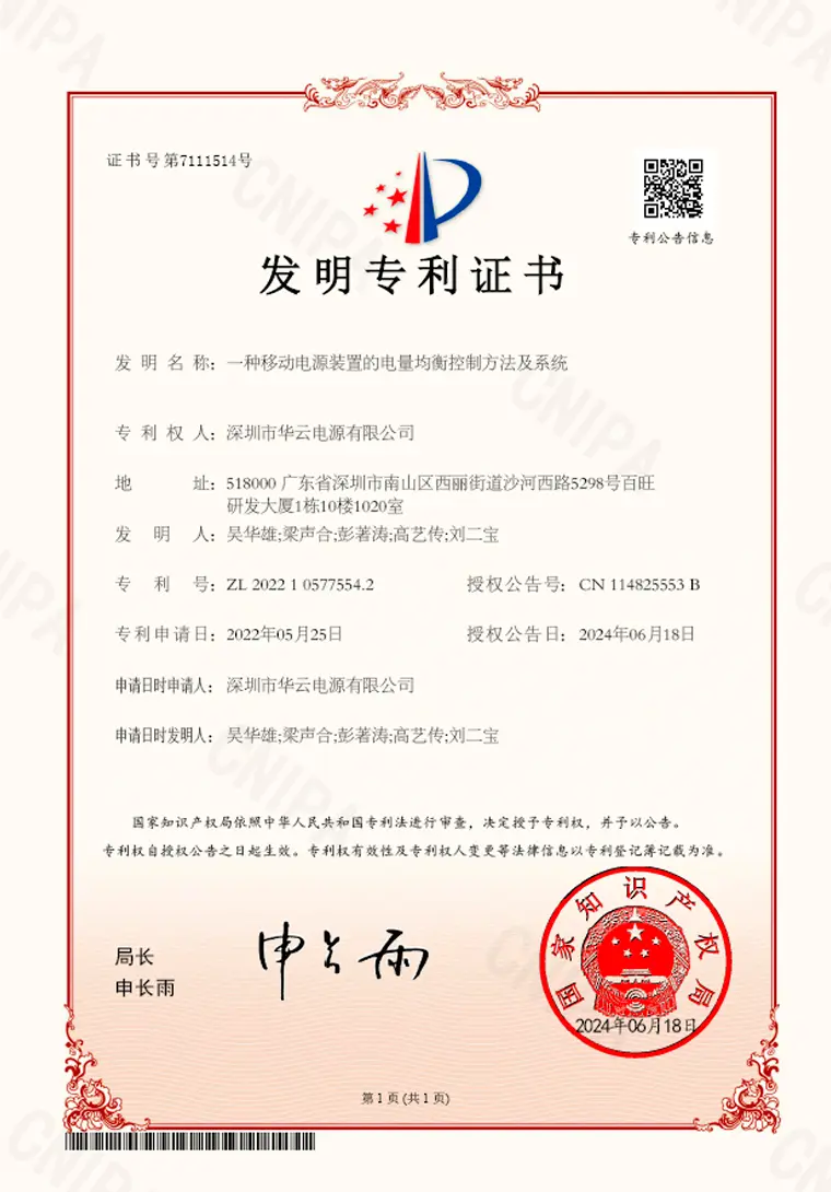 Patent for invention